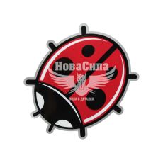 Наклейка Божа коровка 9,5х9,5