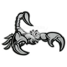 Наклейка Скорпіон 18х12,5