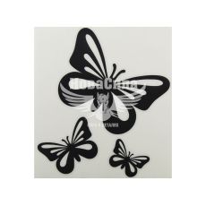 Наклейка Метелики чорні 16,5х15