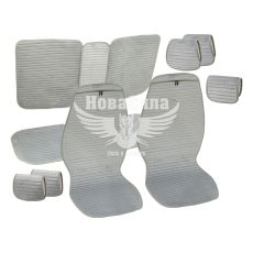 Накидки на сидіння (Beltex) преміум перед.+зад. Barcelona (к-т.-4шт.) сірі