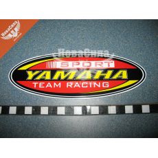 Наклейка з написом YAMAHA (овал) 17,5х6