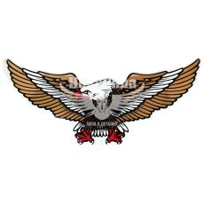 Наклейка Орел (крылья в сторону) (медный) 68х31