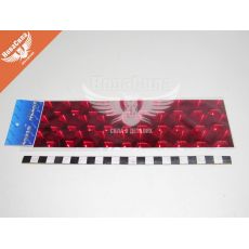 Наклейка відблиск (багаторядна) (червона) 24,5х7,2