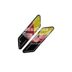 Наклейка Прапор Німеччини (силікон) 7,7х1,9см.