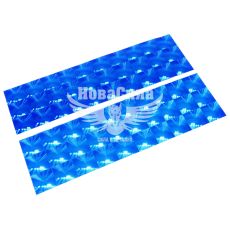 Наклейка відблиск (багаторядна) (синя) 24,5х7,2