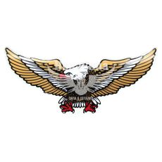 Наклейка Орел (крылья в сторону) (медный) 29х13