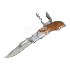 Ніж (мисливський) 22см. розкладний (КНР) дерево