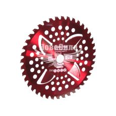 Ніж для тримера (Intertool) 255мм. (4 підрізні лопаті, анодоване покриття)