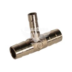 Перехідник 10х6х10 трійник латунний (Україна)