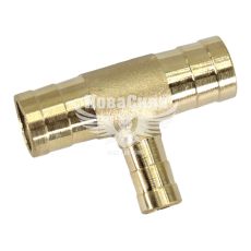 Перехідник 16х10х16 трійник латунний (Україна)