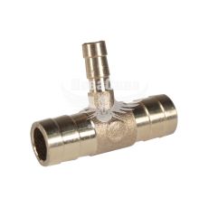 Перехідник 12х6х12 трійник латунний (Україна)