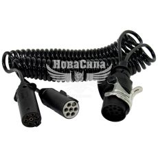 Провід електричний зі штекером ADR, N, S 15-кон.-2шт.х7-кон. (Rider) (подвійний пластик.) (для зєднання машини з полуприцепом)