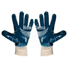 Перчатки рабочие (Украина) прорезиненные синие