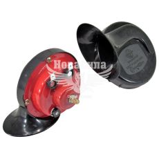 Сигнал ракушка 12V (Сонар) черв./чорн.