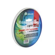Скотч двохстор. 12мм. 10м. (Zollex) (белый)