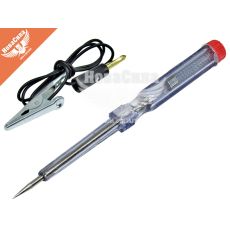 Тестер напруги пластиковий (Intertool) 6-24V (155мм.)