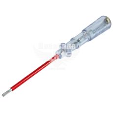 Тестер напруги пластиковий (Intertool) 220-240V (180мм.)