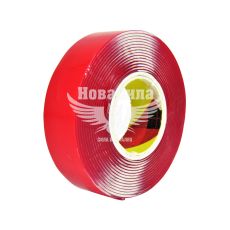 Скотч двохстор. 15мм. 2м. (Vortex) (прозрачный)