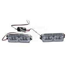 Стробоскопы для радиаторной решетки 6 LED красно-синие (КНР) LUX TAR