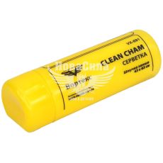 Тряпка для авто (професійна) (Vortex) 43х63см. (штучна замша жовта)