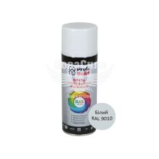 Краска аэрозольная (Profi Build) Белый глянец 400мл. (RAL 9010)