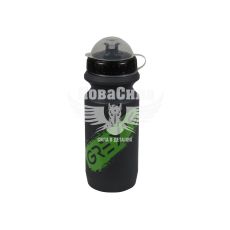 Фляга велосипедная (Greys) 600 мл серая с зеленым