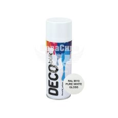 Краска аэрозольная (Deco Blik) Белый глянец 400мл. (RAL 9010)