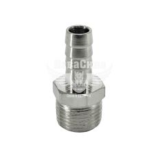 Швидкороздільне зєднання (перехідник) з зовн. різьбою 1/2 на шланг 10мм. (AirKraft)