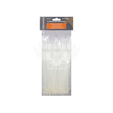 Хомут пластиковый белый 4,8х200 (Tecmaxx) (уп. 100шт.)