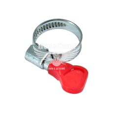 Хомут патрубка 16х25 цинк. з бабочкою (Apro) (уп. 50шт.)