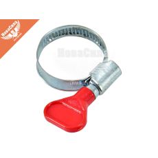 Хомут патрубка 20х32 цинк. з бабочкой (Apro) (уп. 50шт.)