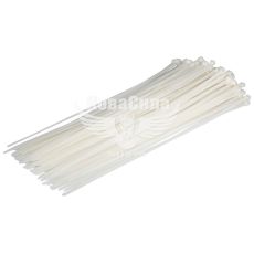 Хомут пластиковый белый 4,8х380 (CarLife) (уп. 100шт.)