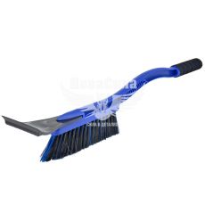 Щітка з скребком (Bi-Plast) 65см. з тверд. губк. на ручці (Alpejka)