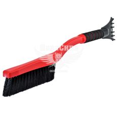 Щітка з скребком (Bi-Plast) 63см. з тверд. губк. на ручці (Kanadka)