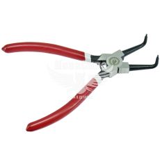 Щипці для зняття стопорних кілець (Intertool) зігнуті для зажиму