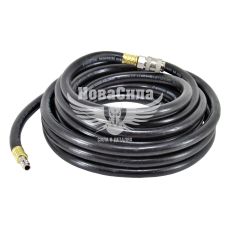 Шланг компресора 10х17мм. 20Атм. 10м. (Intertool) (резиновий підс.)