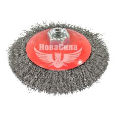 Щітка конусна 115мм. М14 (Intertool) йоршшик на болгарку