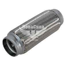 Гофра глушника 60х230мм. 3-х шарова (CarLine) (довгий фланець)