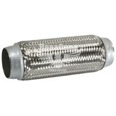 Гофра глушника 64х250мм. 3-х шарова (Shikoo) (довгий фланець)