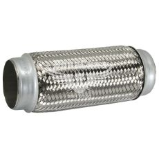 Гофра глушника 75х250мм. 3-х шарова (Shikoo) (довгий фланець)