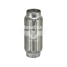 Гофра глушника 55х200мм. 3-х шарова (EuroEx) (довгий фланець)