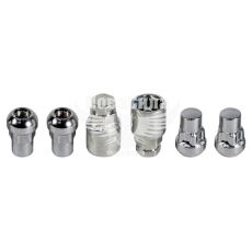 Гайка колеса (секретка) 12x1,25x36 хром сфера закр. (Walline)