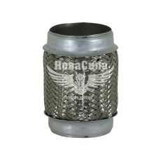 Гофра глушника 90х150мм. 3-х шарова (Walline) (довгий фланець)