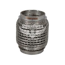Гофра глушника 55х100мм. 3-х шарова Interlock, кольчуга (Walline) (короткий фланець)