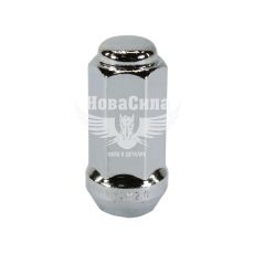Гайка колеса ун. 14x2x48 хром конус закр. ключ 19 (Walline)