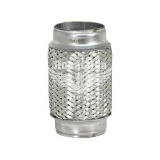 Гофра глушника 64х150мм. 3-х шарова (EuroEx) (довгий фланець)