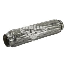 Гофра глушителя 55х350мм. 3-х слойная (Walline) (длинный фланец)