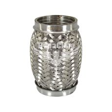 Гофра глушителя 60х115мм. 3-х слойная Interlock, (AGK) (короткий фланец)