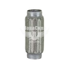 Гофра глушника 55х200мм. 3-х шарова (CarLine) (довгий фланець)