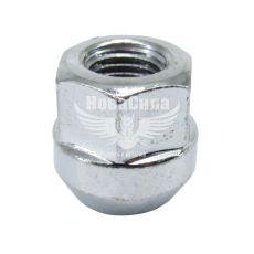 Гайка колеса ун. 12x1.5x25 хром конус откр. ключ 19 (Walline)